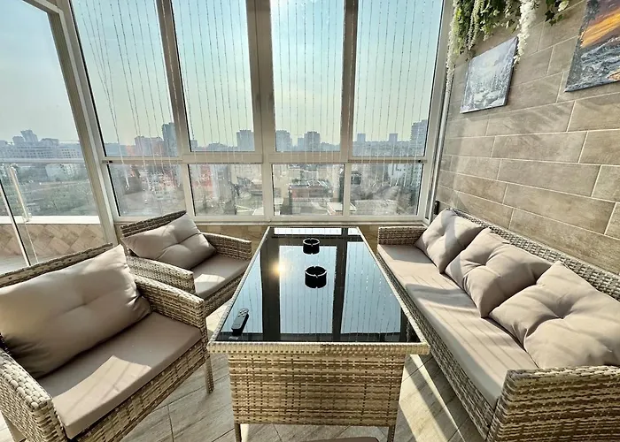 Seasky Smarthome-penthouse With Private Parking Апартамент