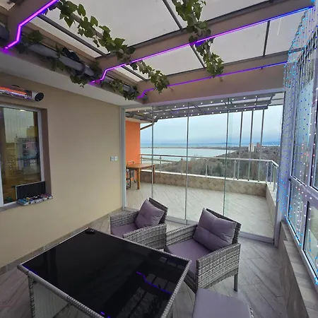 Seasky Smarthome-penthouse With Private Parking 아파트 부르가스