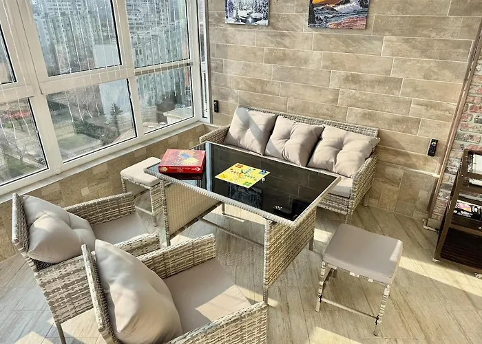 Seasky Smarthome-penthouse With Private Parking 아파트 부르가스