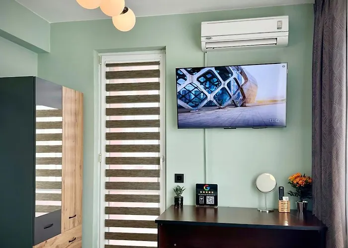 Seasky Smarthome-penthouse With Private Parking 부르가스