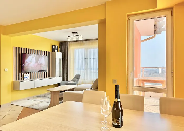 Seasky Smarthome-penthouse With Private Parking 부르가스